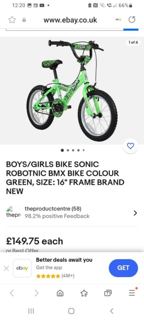 image for Brand new kids 16" wheel bike £95