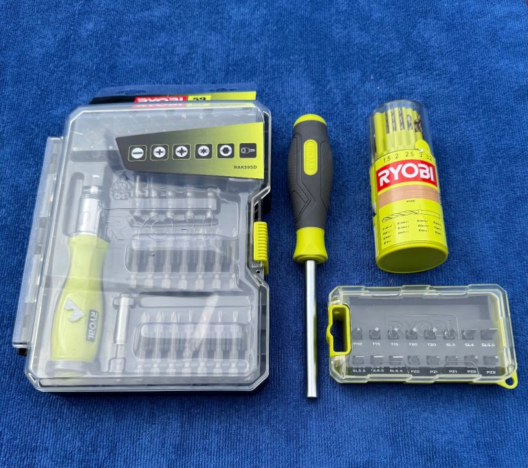 Ryobi Screwdriver,Drill Bits Bundle,New