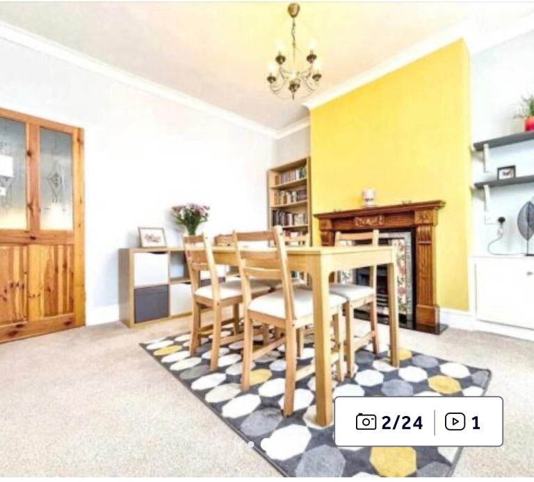 2 bedroom + study Terraced house