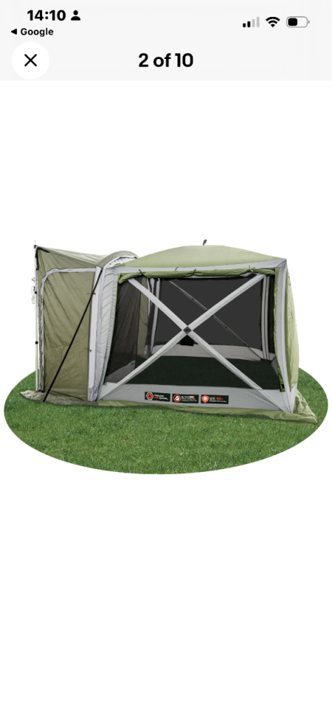 Quest screen house pro 4 tent/awning and van connecter 