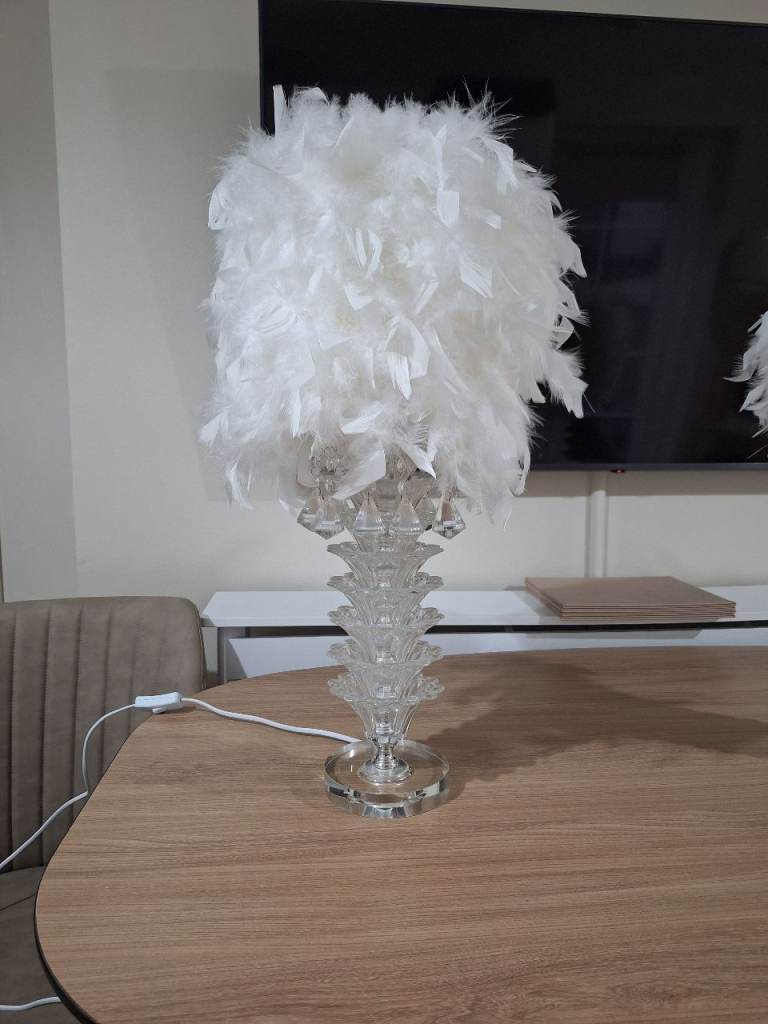 Glass Waterfall Table Lamp