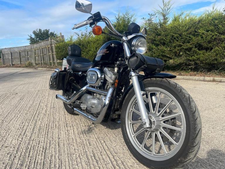 1998 S HARLEY DAVIDSON XLH 883 SPORTSTER XLH883 BLACK NICE CUSTOM CRUISER 18k