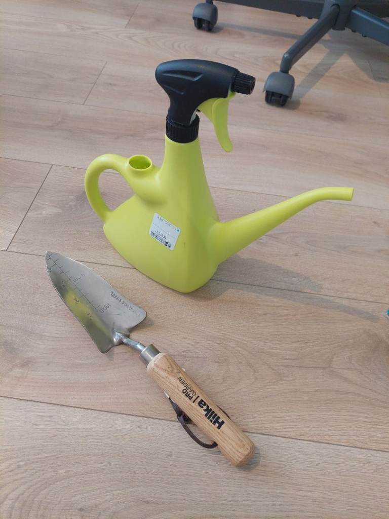 Gardening Tools and a Baseball Cap