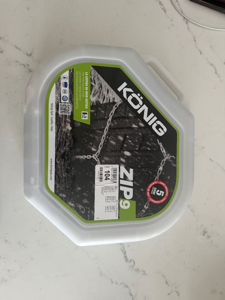 KONIG ZIP9 - 15 - 20 inch Snow Chains