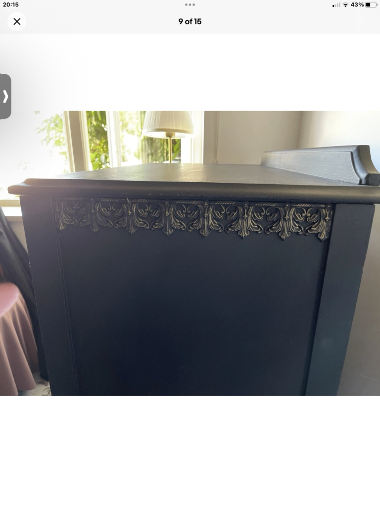 Chest Of Drawers Theme: “Serene Thoughts”  Upcycled Hand Painted