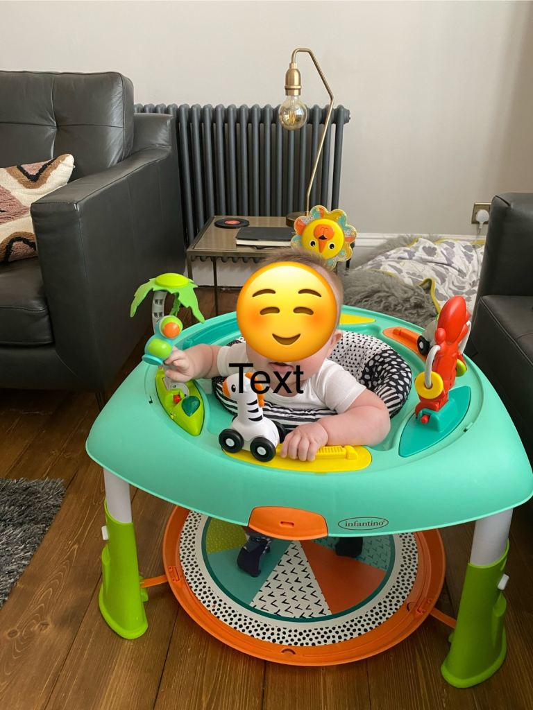 INFANTINO SIT, SPIN & STAND ENTERTAINER 360 SEAT & ACTIVITY TABLE BOUNCER