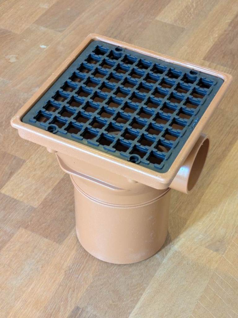 Square drain hopper 110mm