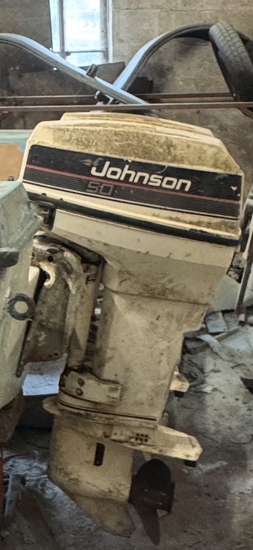 Johnson 50 VRO Outboard Motor – Fair Condition