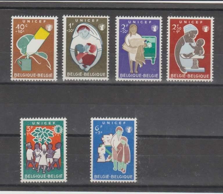 image for Belgium 1960 UNICEF Children Fund of the United Nations MNH **