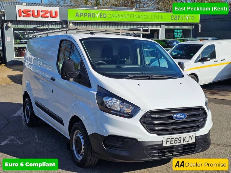 2019 Ford Transit Custom White 2.0 300 EcoBlue Euro 6 panel van, 36,500 miles, ULEZ compliant, 6-...