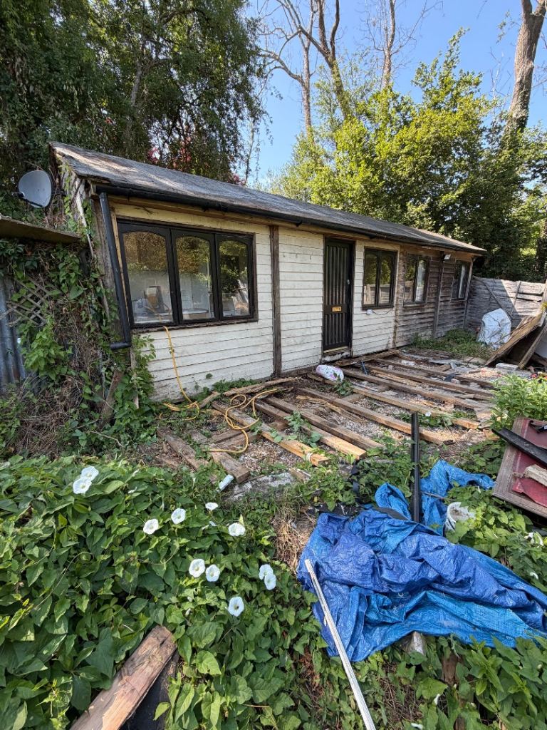 Converted portable cabin accommodation 