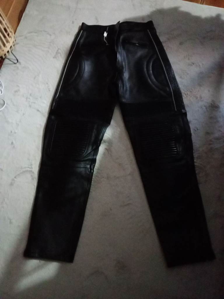Ladies XS motorcycle leather trousers 