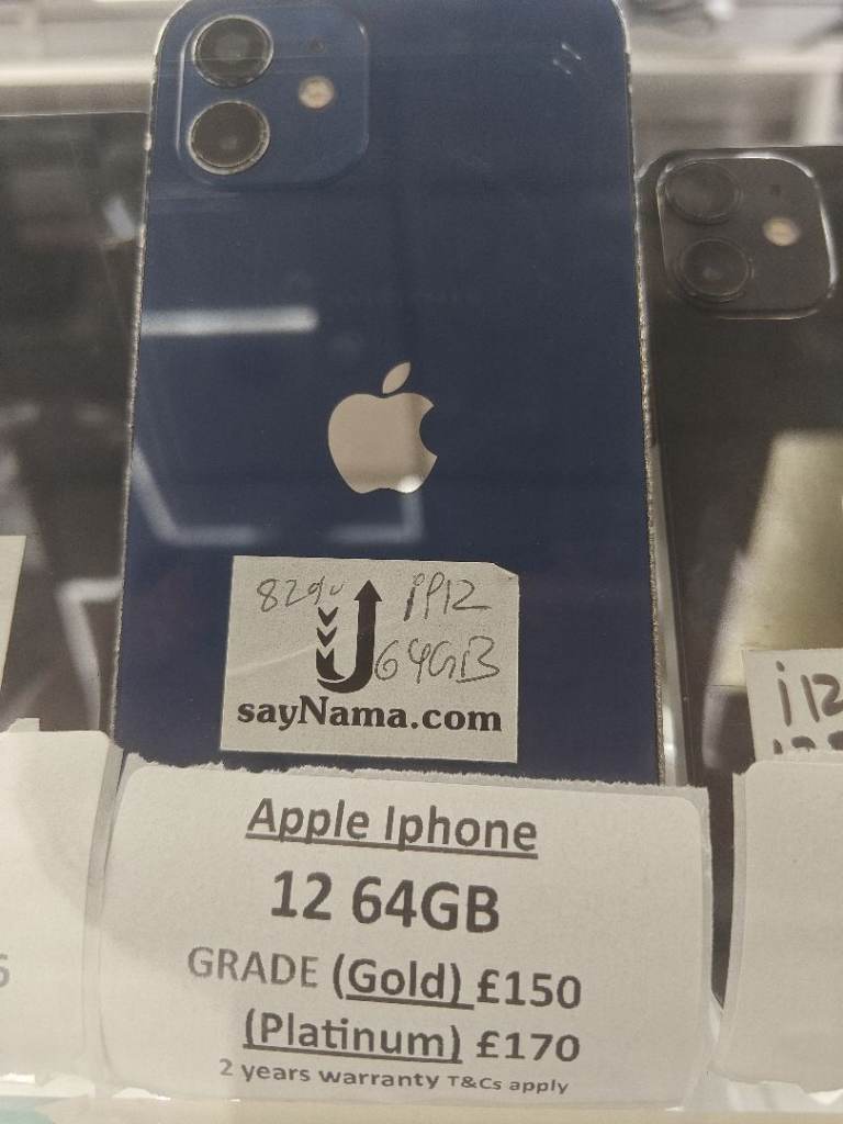 Apple iPhone 12 64GB in Blue - Good Condition