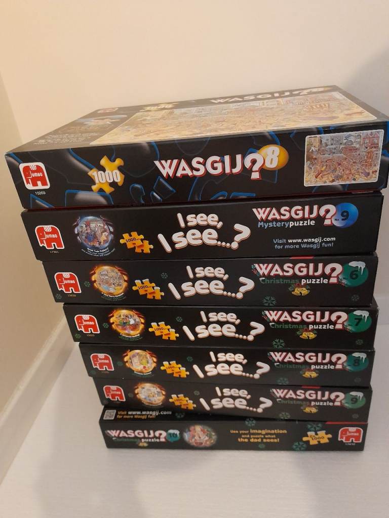 7 Wasgij Jigsaw Puzzles - £3 each