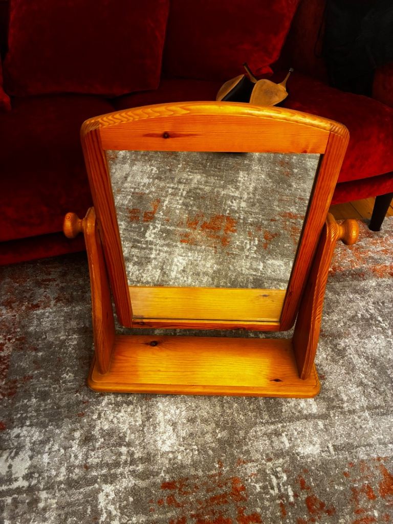 Solid Pine Dressing Table Mirror