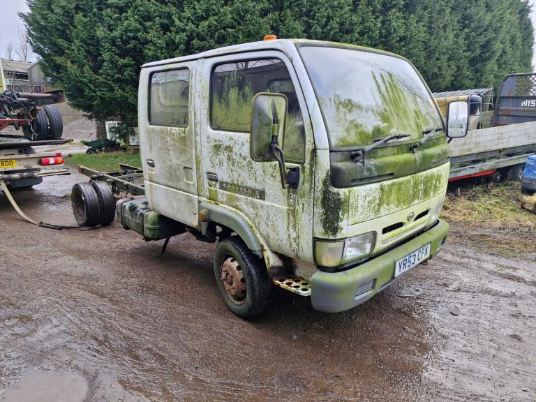 2003 NISSAN CABSTAR 3.0 tdi. 3500kg twin rear wheel. Export spares or repairs