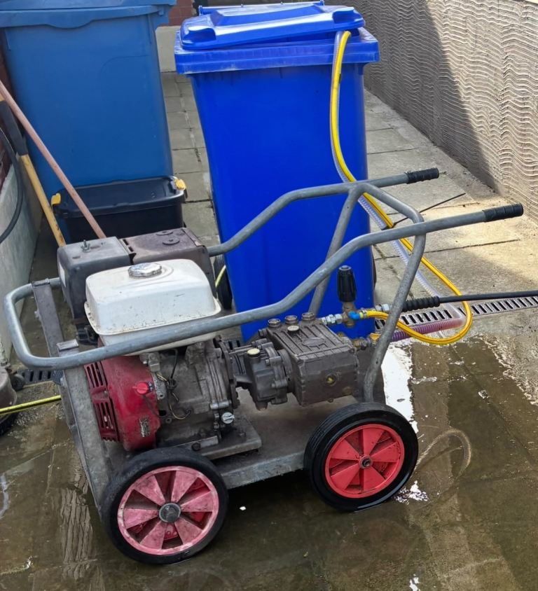 Full exterior cleaning start up set up 