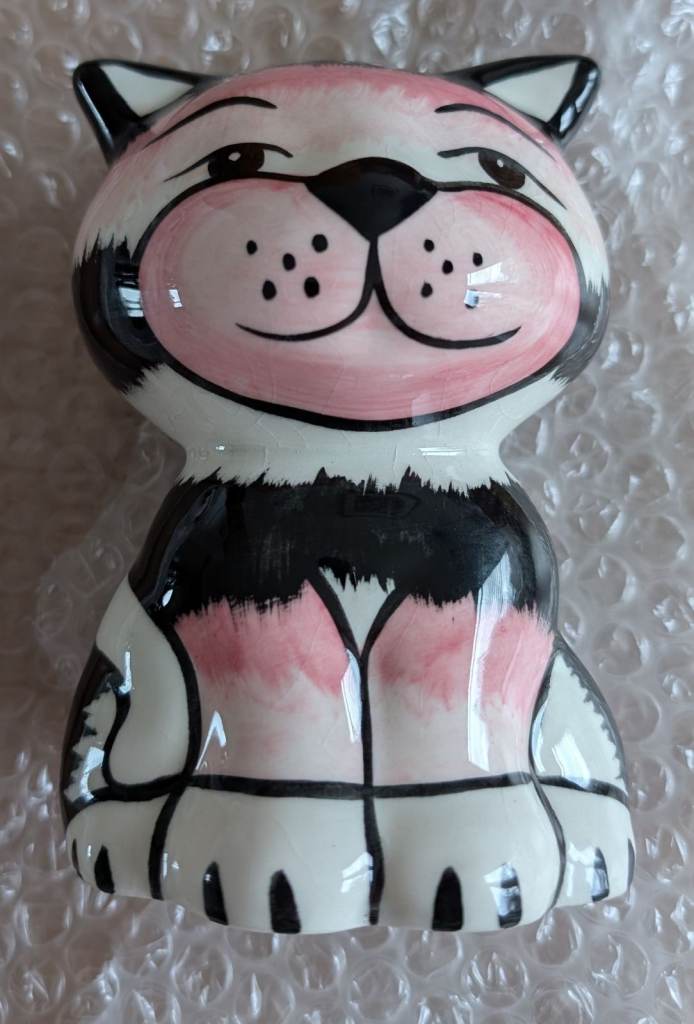  Rare Lorna Bailey - Mack - Cat Figure - Hand Painted Ceramic 13cm