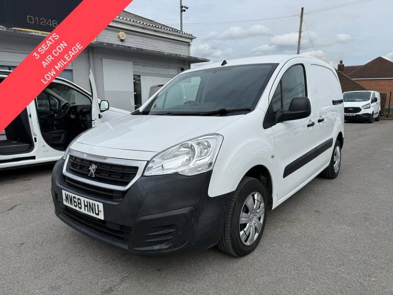 2018 Peugeot Partner 850 1.6 BlueHDi 100 Professional Van [non SS] PANEL VAN DIESEL Manual