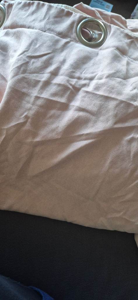 Pink eyelet curtains 