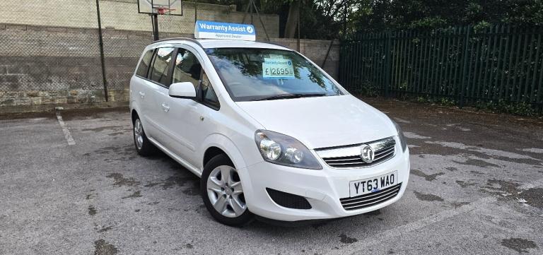 2013 Vauxhall Zafira 1.6i [115] Exclusiv 5dr MPV Petrol Manual