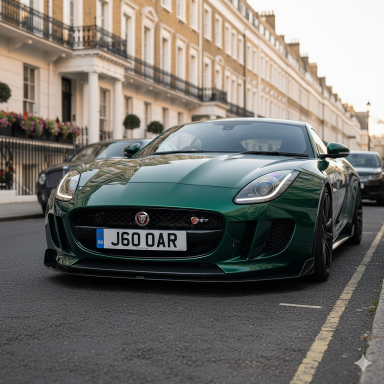 J60 OAR - JAGUAR private car number plate