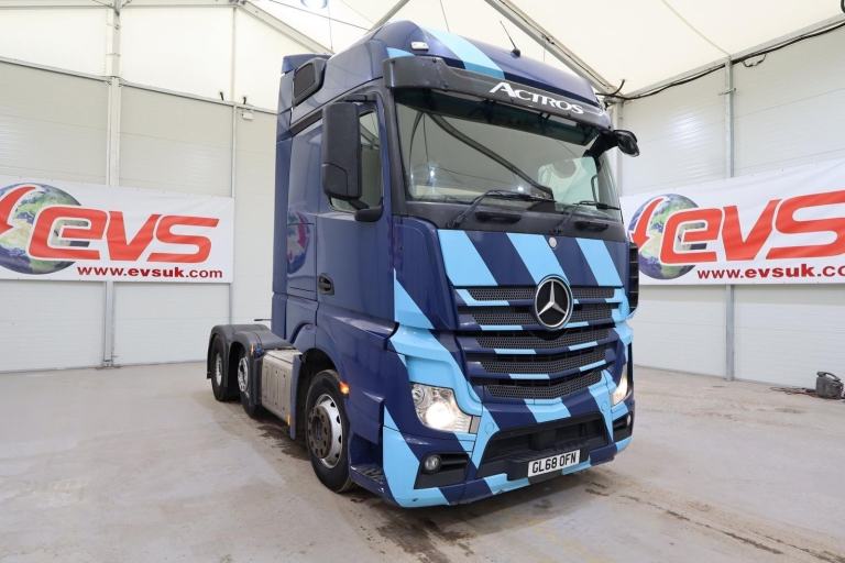 2018 (68 PLATE) Mercedes Benz ACTROS 2545 6x2 Euro 6 Tractor Units