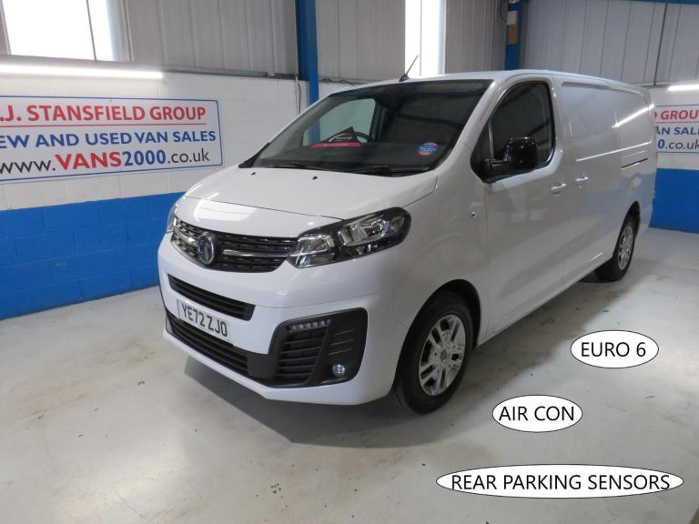 2022 Vauxhall Vivaro 2900 1.5d 100PS Sportive H1 Van PANEL VAN Diesel Manual