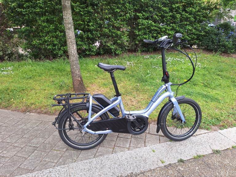 Tern NBD electric folding cargo ebike belt drive 