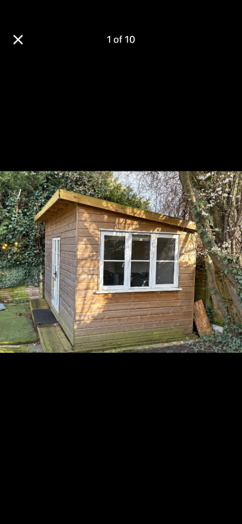 Garden Room Office 4.6m x 2.6m - Fully insulated and electrics included