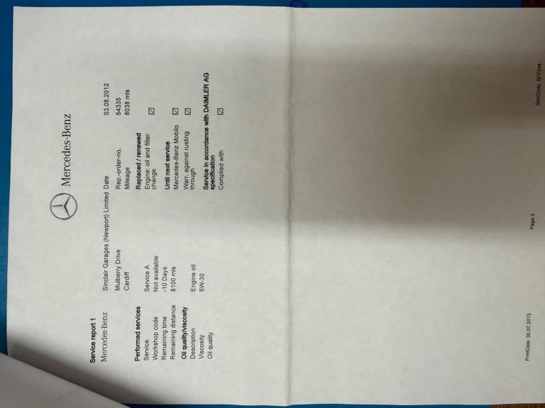 2011 Mercedes-Benz C Class C220 CDI BlueEFFICIENCY Sport 4dr Auto SALOON DIESEL Automatic