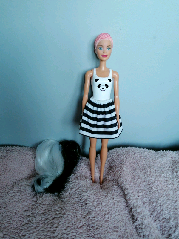 Panda barbie doll 
