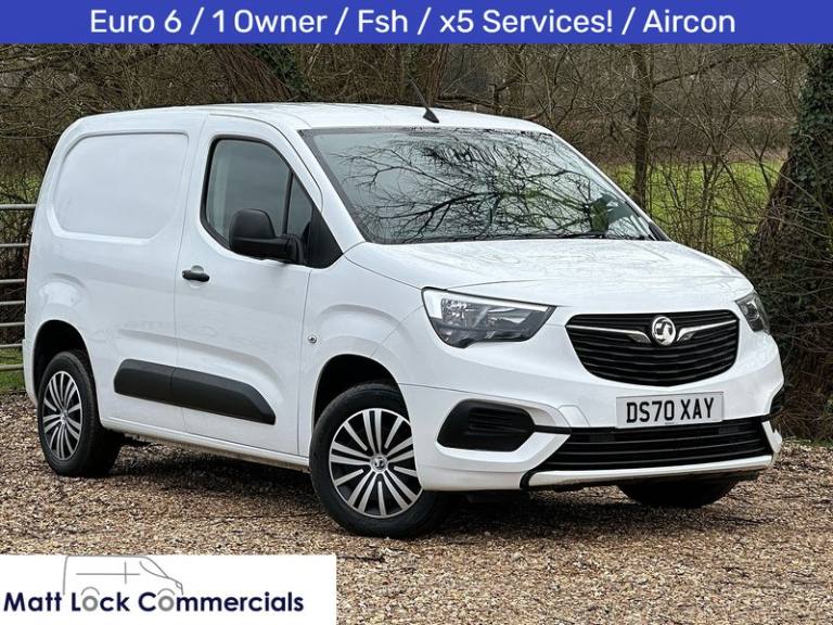 2021 Vauxhall Combo Turbo D 2300 Sportive Panel Van Diesel Manual
