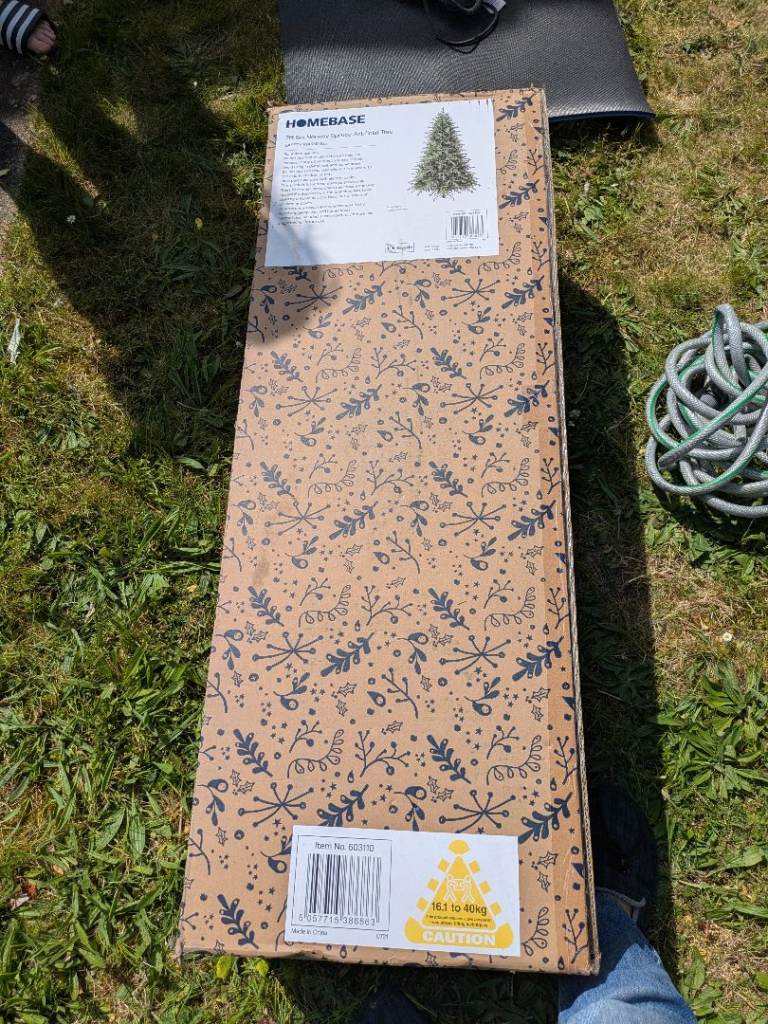 Homebase Christmas Tree - 6ft Green, Brand New in Box