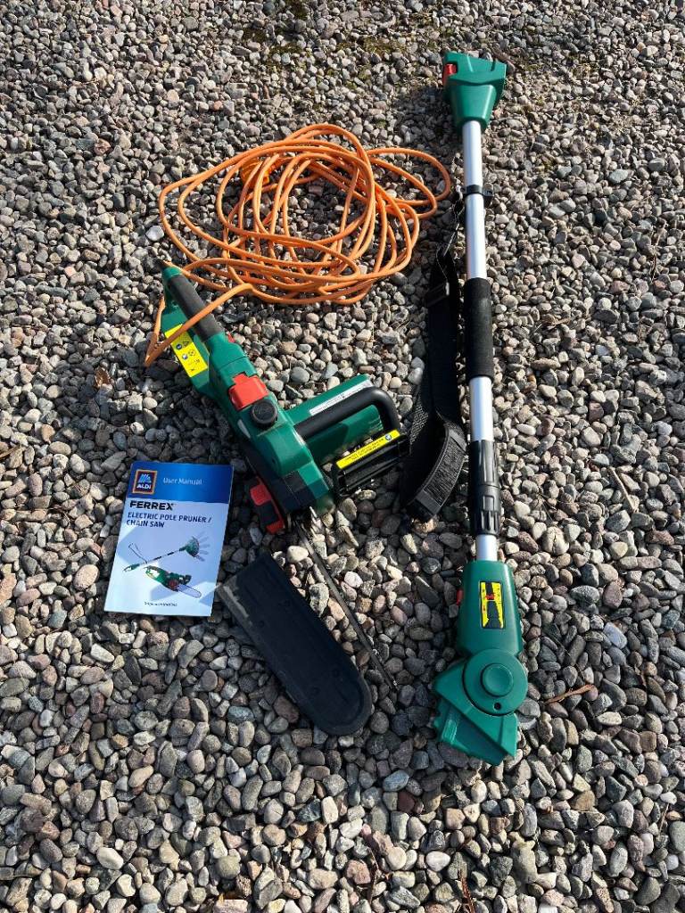 Electric Pole Pruner and Chainsaw - hardly used