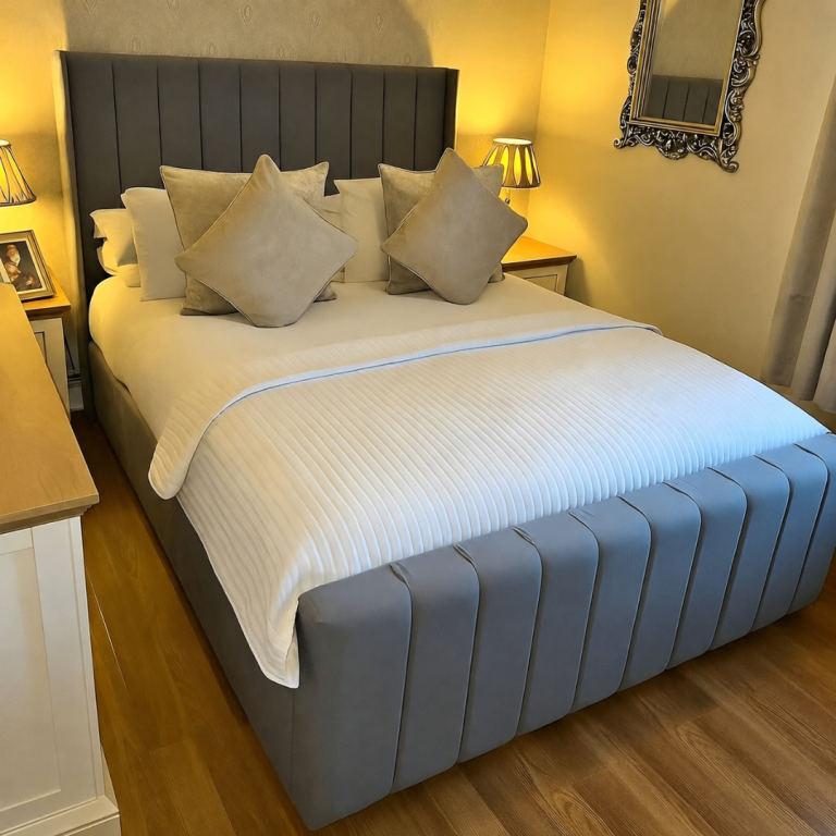 🦋 Panel Wing Bed Frame ✅ Double & King Size ✅ Free Fast Delivery 🚚