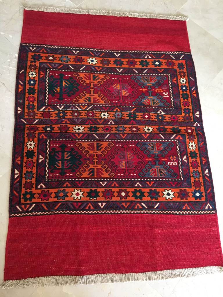 Very decorative kilim-rug