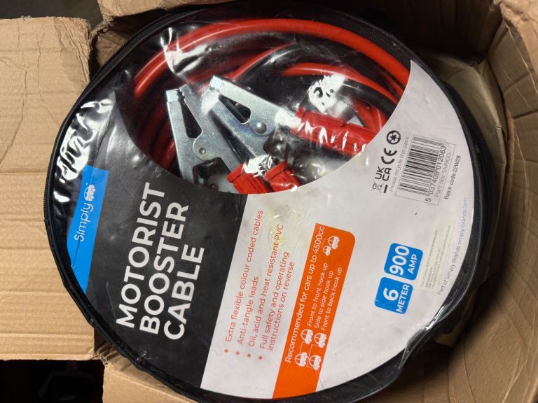 Simply Motorist Booster Cable 900A 6m
