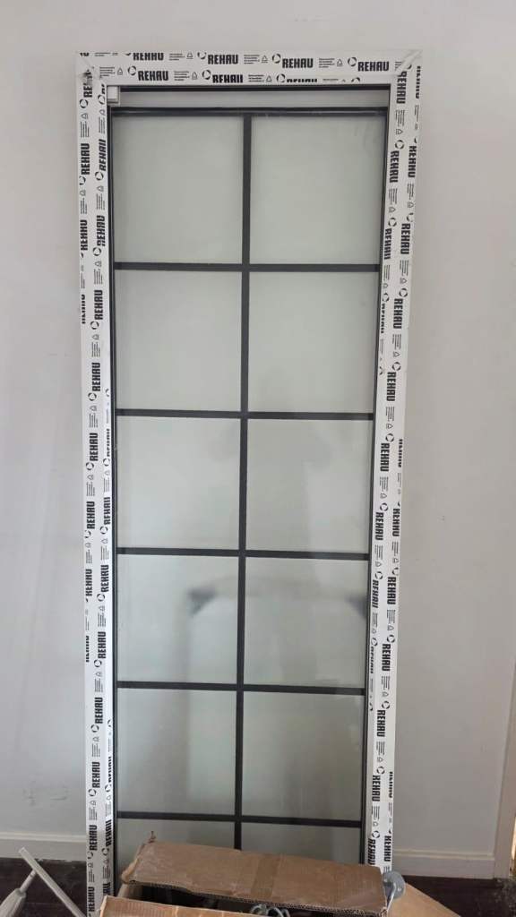 Frosted glass panel 