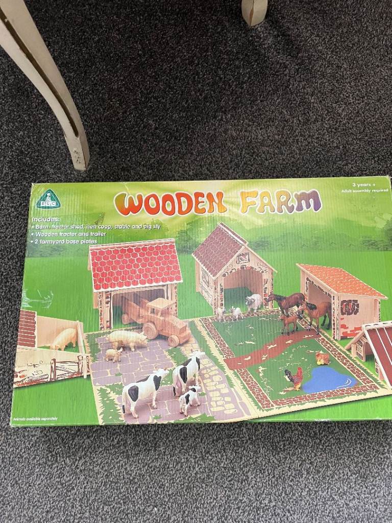 ELC wooden farm play sets