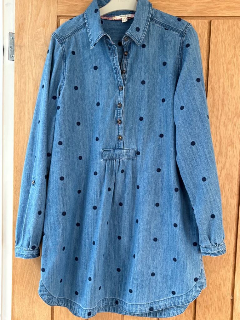 White Stuff Ladies Denim Tunic Top