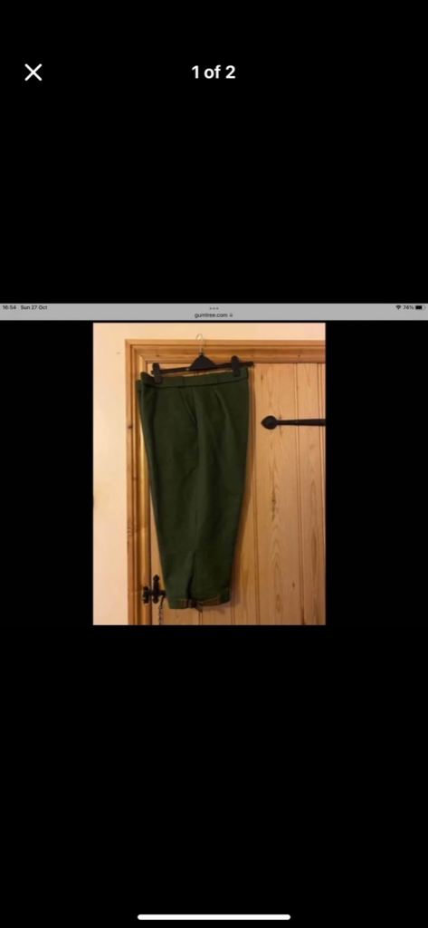 image for Mens Breeks Cloth Loden - Tyrolese Loden