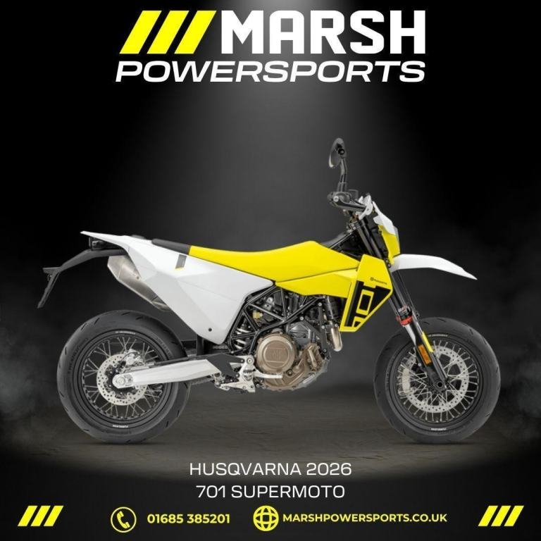 Husqvarna 701 Supermoto 2026 - Husqvarna Main Dealer - Reserve Yours Today!