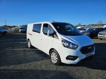 2020 ON 70 PLATE FORD TRANSIT CUSTOM 320 LIMITED CREW VAN ECOBLUE DCIV L2HI ULEZ