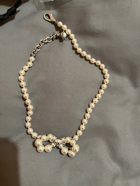 New Plat/Pearl necklace for sale (unweard), Vivienne Westwood brand Style 910689