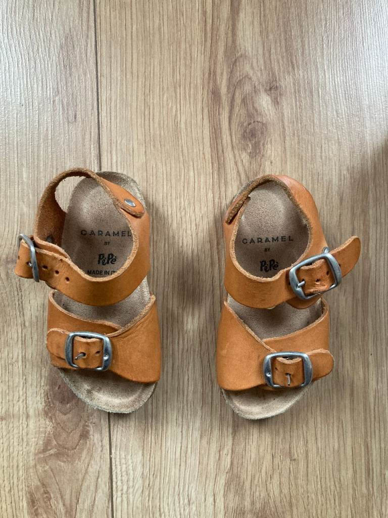 Caramel By PePe Children’s Leather Shoe Size 22 (UK Size -5.5) 