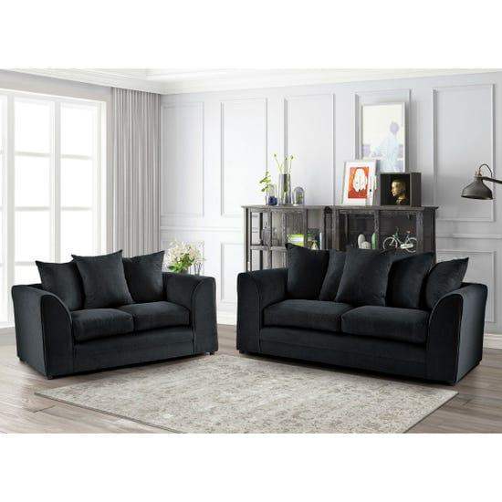 Plush Velvet Corner Sofa OR 3+2 Sets Stylish & Comfortable🚚FASTEST DELIVERY ALL OVER UK