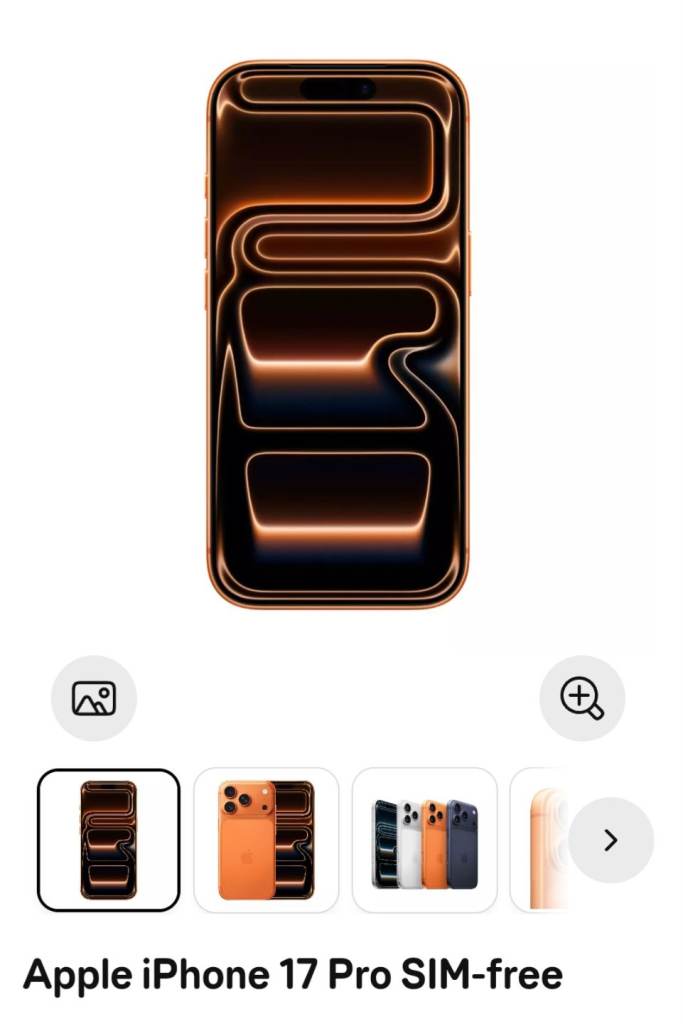 Iphone 17 pro (orange) 