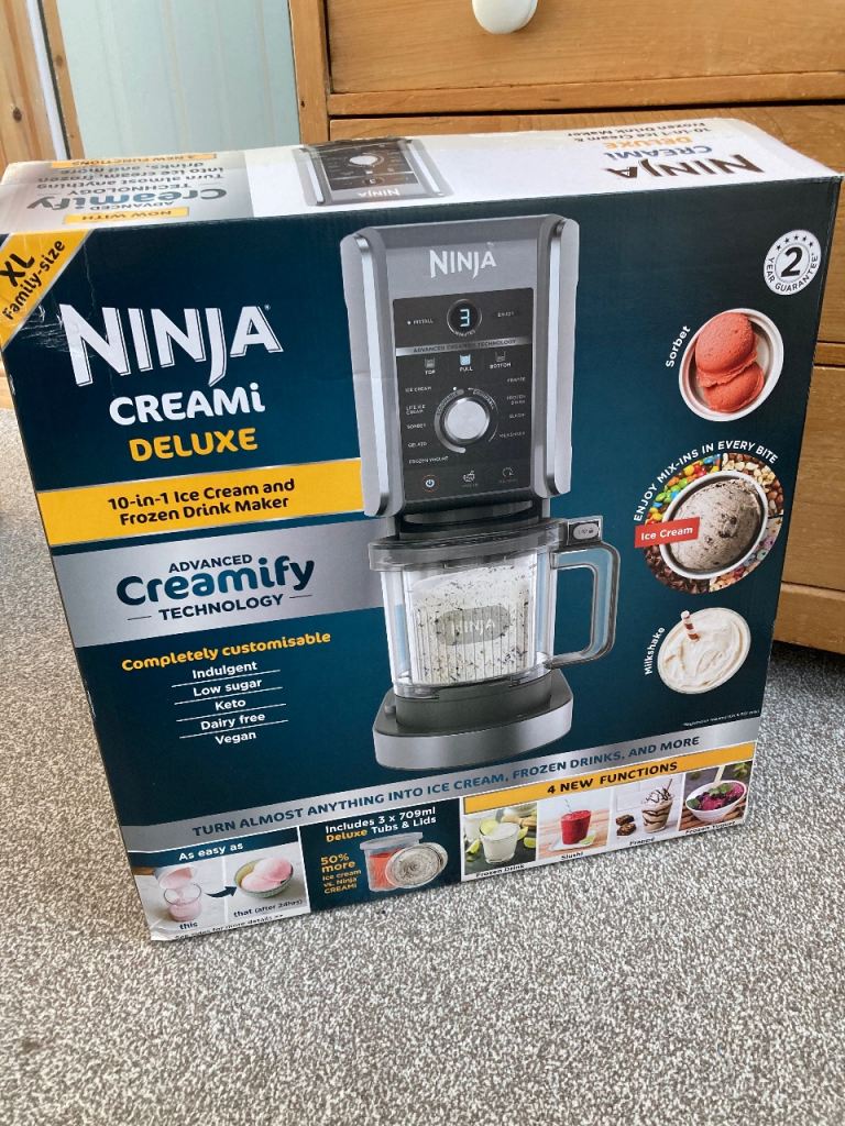 Ninja Creami deluxe ice cream maker