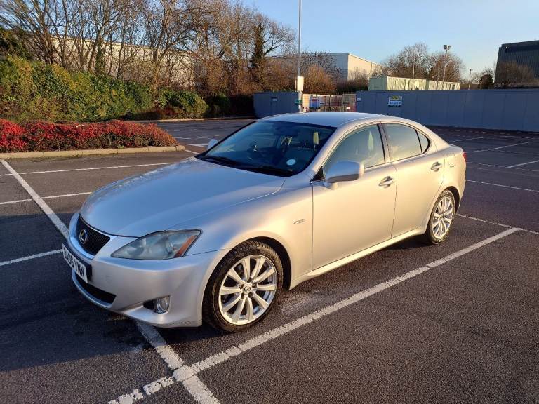 Lexus IS250 petrol Silver, rare manual, low mileage, ULEZ Free, Long MOT
